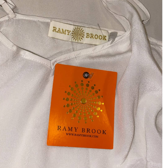 RAMY BROOK WOMEN'S WHITE TOP XL - Picture 3 of 5